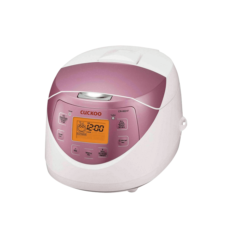 Cuckoo 6 cups Electric Heating rice cooker CR-0631F